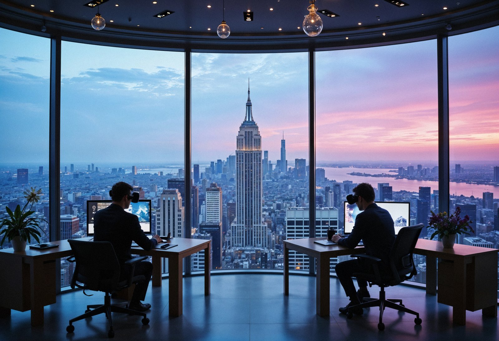 Modern interior background